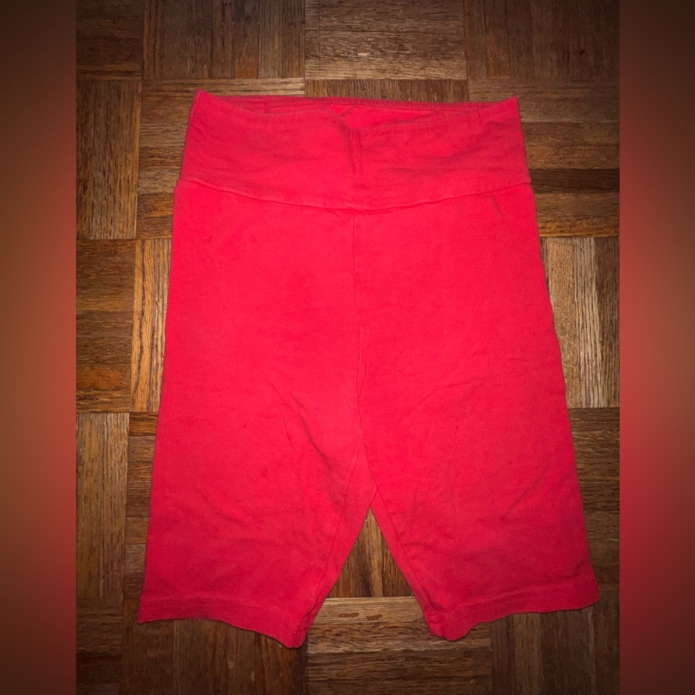 Wild Fable Vibrant Red Bike Shorts